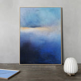 Impressionist Ocean Sunset Acrylic Painting Extra Large Modern Beach Art