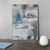 Blue And Green Abstract Art Contemporary Canvas Paintings Huge Wall Art