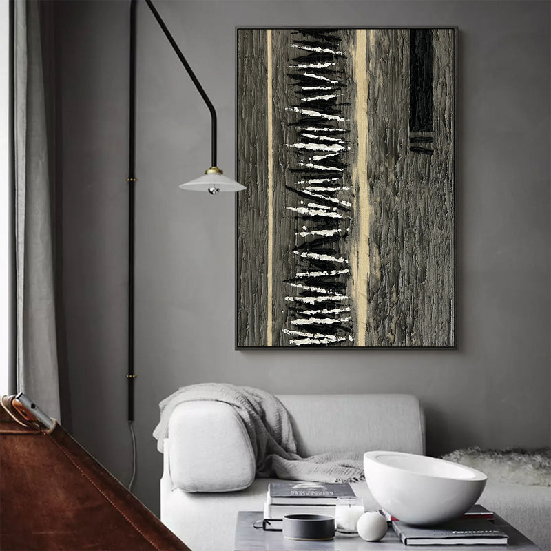 Wabi-Sabi Wall Art brown abstract wall art brown painting brown abstract art canvas minimalist painting