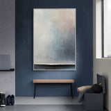 Modern Blue Abstract Wall Art Large Acrylic Painting Livingroom Canvas Artwork For Sale