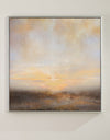 Abstract Landscape Art Square Sunset Canvas Art Modern Abstract Art