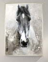 Horse Paintings On Canvas Equine Art Large Horse Wall Art Horse Acrylic Painting