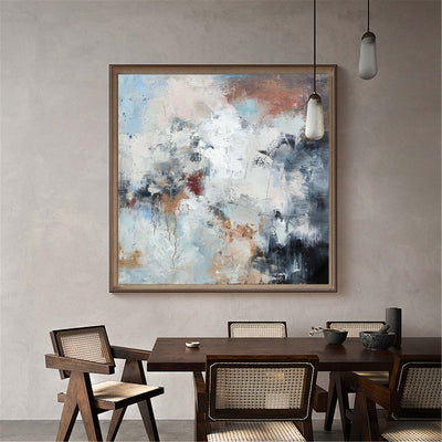 Extra Large Cheap Canvas Wall Art Square Oversize Modern Wall Decor