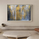 Extra Large Gray And Gold Wall Art Oversized Wall Art For Living Room