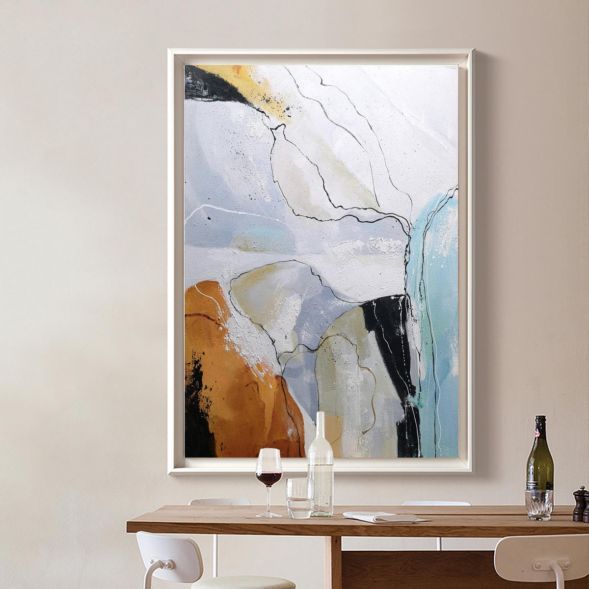 Abstract Geometric Painting #ABAV71