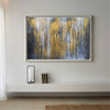 Extra Large Gray And Gold Wall Art Oversized Wall Art For Living Room