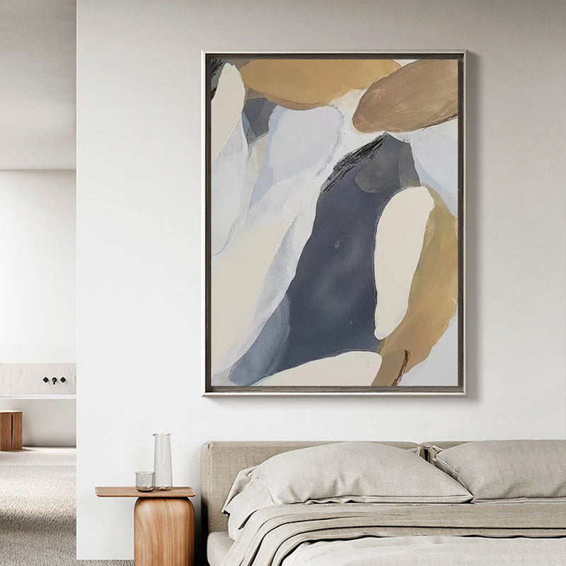 Abstract Art Grey Beige Abstract Art Canvas Large Abstract Canvas Wall Art Abstract Painting