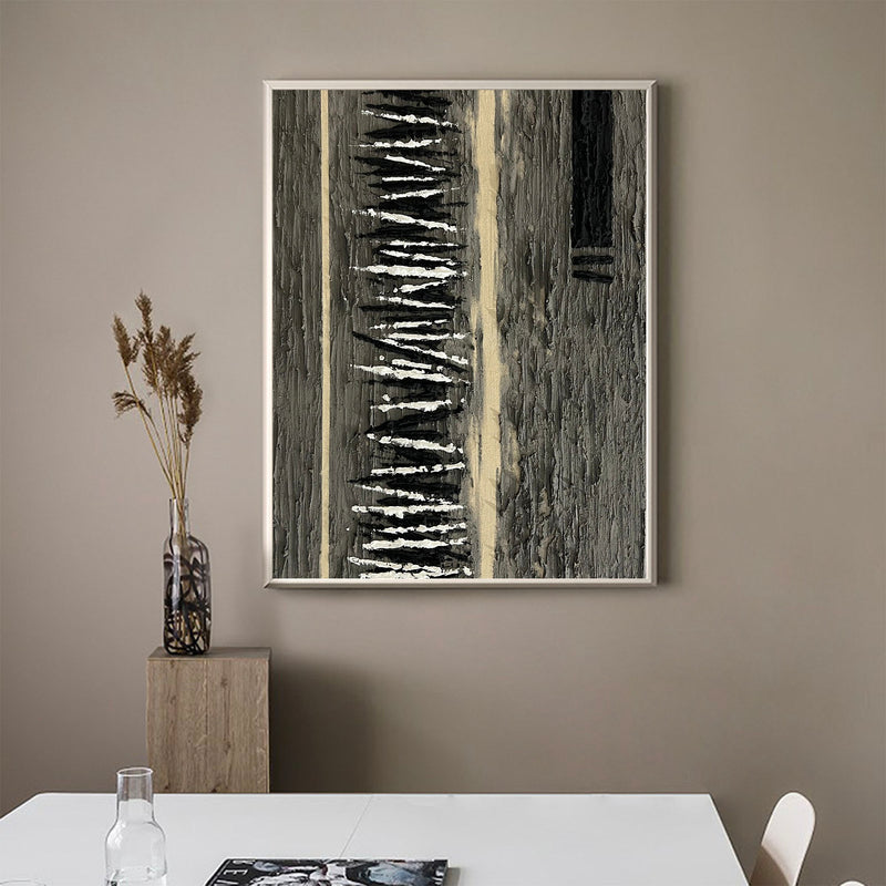 Wabi-Sabi Wall Art brown abstract wall art brown painting brown abstract art canvas minimalist painting