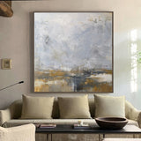 Abstract Beach Acrylic Painting On Canvas Contemporary Seascape Paintings