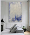 Original Blue And White Abstract Canvas Art Contemporary Art Large Abstract Canvas Wall Art Modern Abstract Painting On Canvas Acrylic