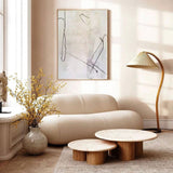 White Abstract Painting White Minimalist Painting Large White Abstract Painting For Home Decor