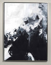 Black And White Abstract Painting Large Acrylic Wall Art Textured Abstract Art