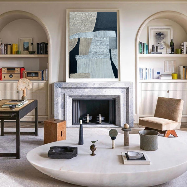 modern luxury dark abstract art geometric paintings on canvas  impressionism abstract  abstract acrylic painting for home decor