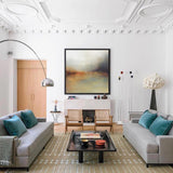 Large abstract landscape painting for scandinavian interior acrylic landscape painting grey and brown scenery paintings