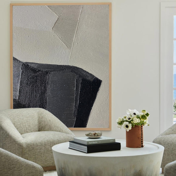 Large Black And Brown Artwork Oversized Framed Wall Art  Large Wall Art