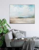 Beach Painting Oversized Beach Wall Art Horizontal Seascape Paintings For Sale