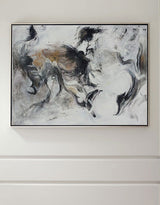 Black And White Abstract Art Large Modern Abstract Canvas Painting