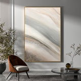 Abstract Grey Canvas Painting Large Original Acrylic Abstract Canvas Art Modern Abstract Painting 