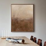 Modern Earth Tone Abstract Painting Brown Texture Canvas Painting Large Wall Art For Sale