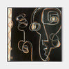 Black Abstract Art Modern Figurative Painting on Canvas Picasso Style Wall Art | Artexplore