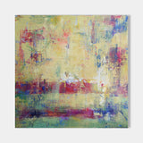 40 x 40 Square Abstract Canvas Wall Art Modern Paintings For Living Room 