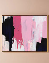 Color Abstract Art,Colorful Abstract Painting On Canvas,Pink Painting