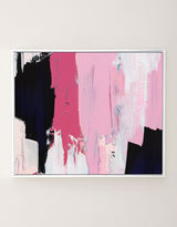 Color Abstract Art,Colorful Abstract Painting On Canvas,Pink Painting