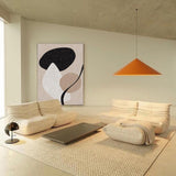 Modern Minimalist Painting Black White And Beige Cool Line Abstract Minimalist Painting For Home Decor