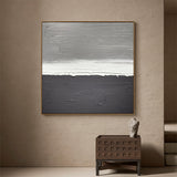 Black And White Abstract Painting Simple Minimalist Painting Abstract Lines