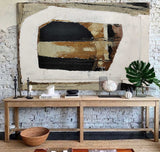 Black And Brown Wall Art Abstract Acrylic Art Canvas Painting For Living Room Painting Ideas On Home Decor
