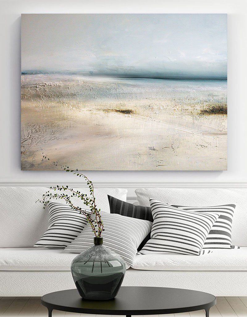 Beach Paintings On Canvas Extra Large Beach themed Canvas Wall Art For Bathroom