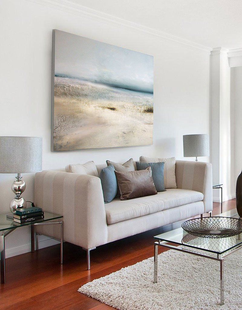Beach Paintings On Canvas Extra Large Beach themed Canvas Wall Art For Bathroom