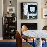 Modern Black And Brown Abstract Painting Oversized Canvas Artworks Acrylic Painting For Sale