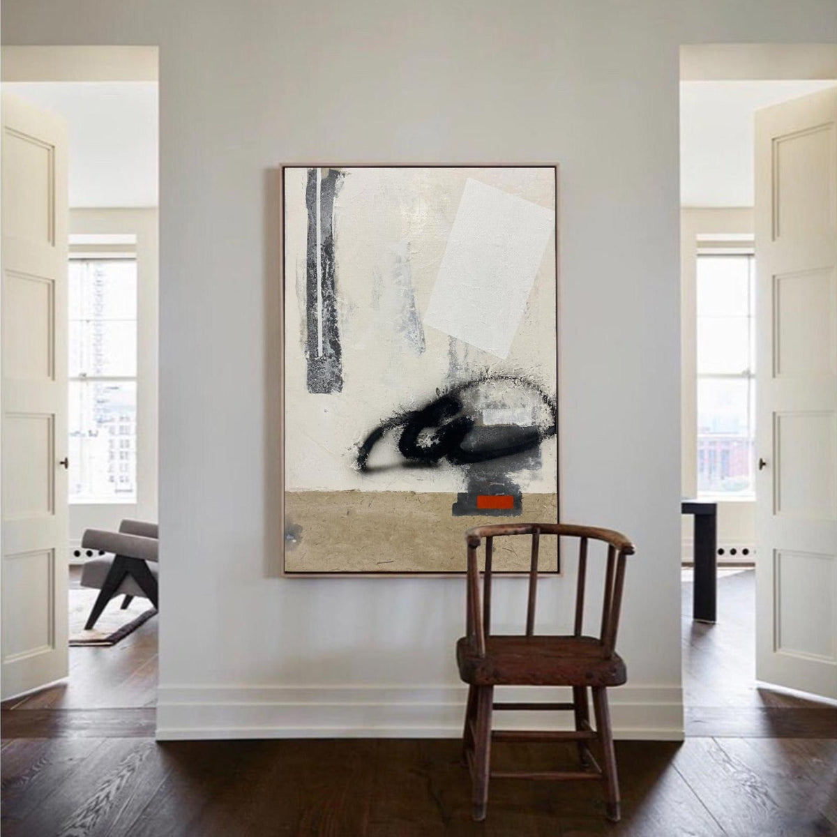 Large Black And Brown Artwork Oversized Framed Wall Art X Large Wall Art