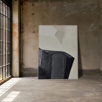 Large Black And Brown Artwork Oversized Framed Wall Art  Large Wall Art