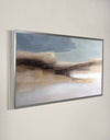 Large Abstract Coastal Art Panoramic Abstract Beach wall Art Huge Minimalist Beach Painting