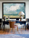 Abstract Seascape Paintings Horizontal Modern Beach Art Beach Scene Canvas Art