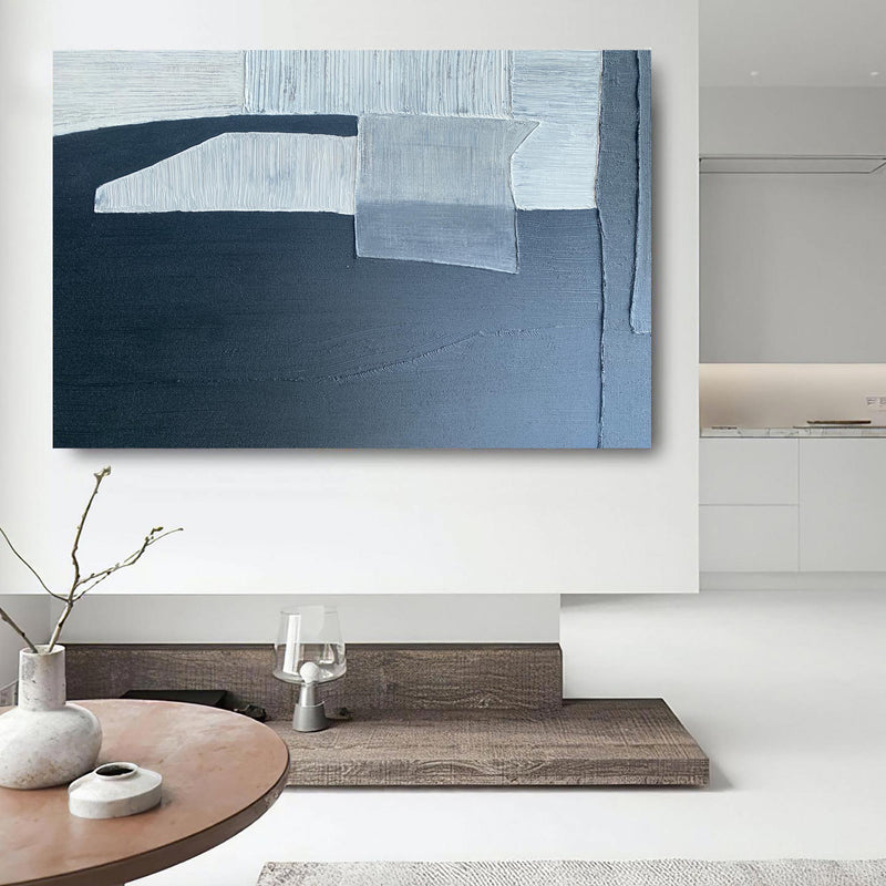 black and white abstract art for Japandi interior large abstract wall art impressionism abstract
