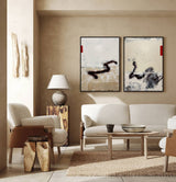 2 piece abstract art paintings abstract art for living room abstract acrylic painting