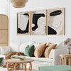modern minimalist wall art for interior beige geometric abstract painting