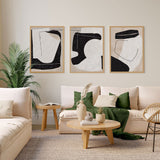 3 pieces abstract canvas art abstract acrylic painting abstract art for sale