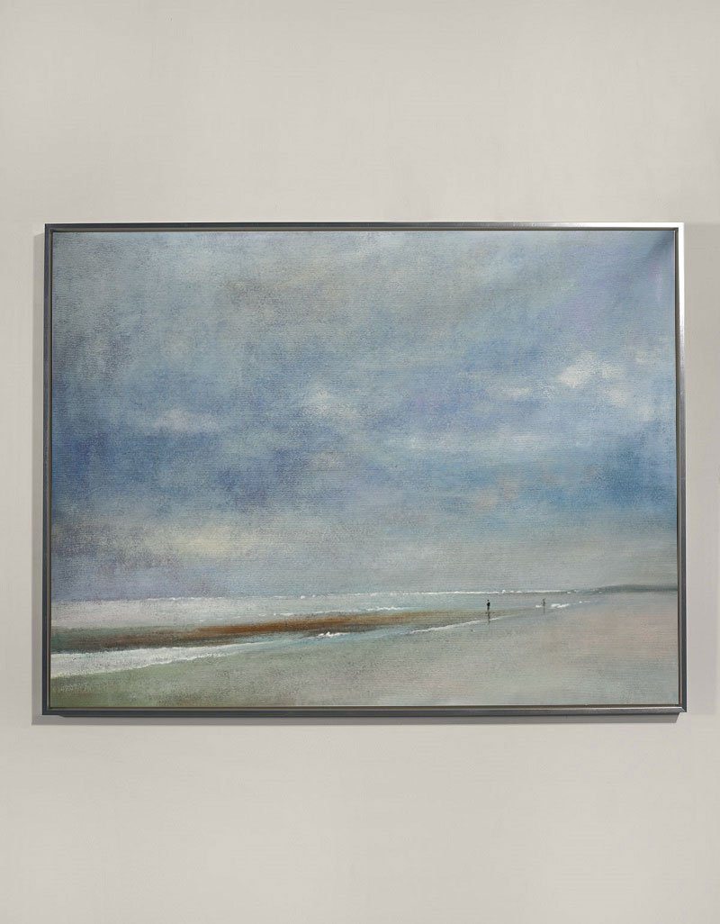 Beach Abstract Painting Large Sky And Sea Painting Seascape Painting