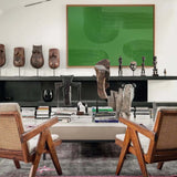Large Green Abstract Wall Art Minimalist Painting Abstract Acrylic Painting For Livingroom