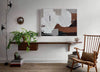 Brown Grey Vintage Wall Art Abstract Canvas Abstract Wall Art Abstract Acrylic Painting For Sale