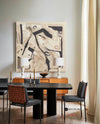 Modern Beige Abstract Wall Art Beige Abstract Canvas Art Large Abstract Square Painting