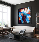 Large Colorful Canvas Wall Art Modern Abstract Flower Wall Art Acrylic Painting For Livingroom