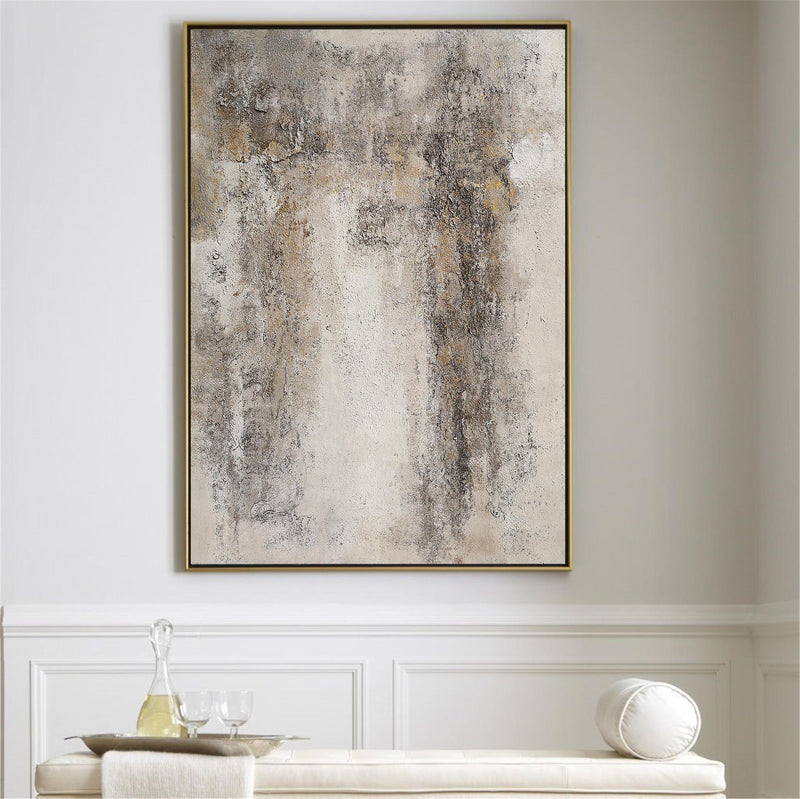 Large Beige And Gold Abstract Painting On Canvas Contemporary Abstract Painting Extra Large Modern Abstract Art Big Painting For Living Room